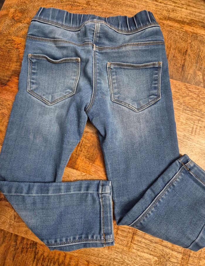 Jeans souple taille élastique 3 ans 98cm - photo numéro 4