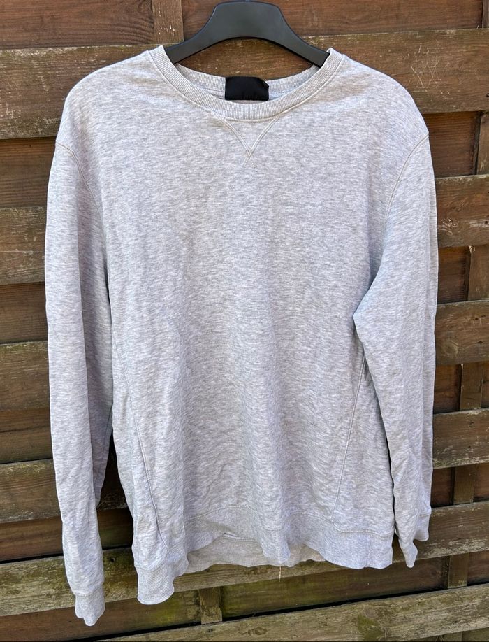 Pull gris regular fit