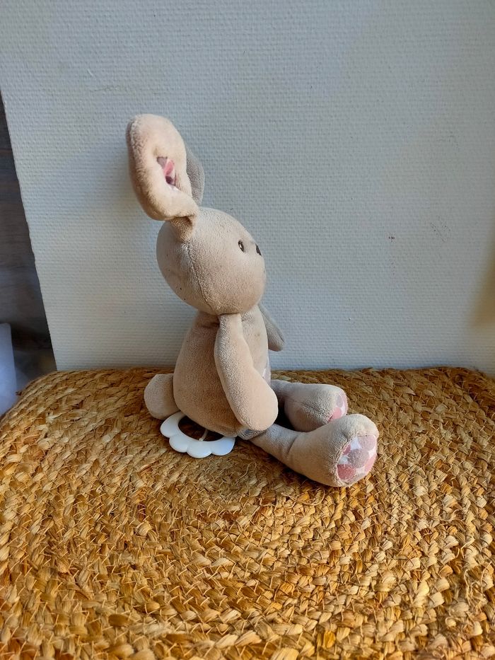 Peluche lapin musical Baby Nat' - photo numéro 4