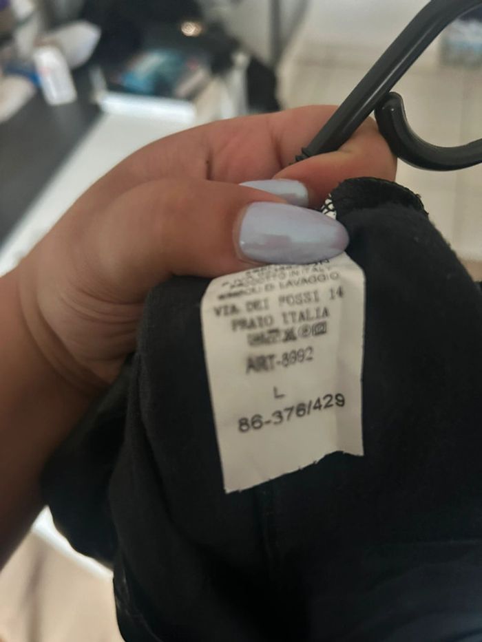 Blouse en similicuir taille L - photo numéro 4