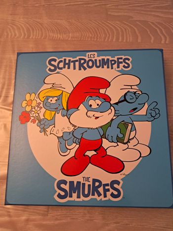Boîte multi jeux les schtroumpfs