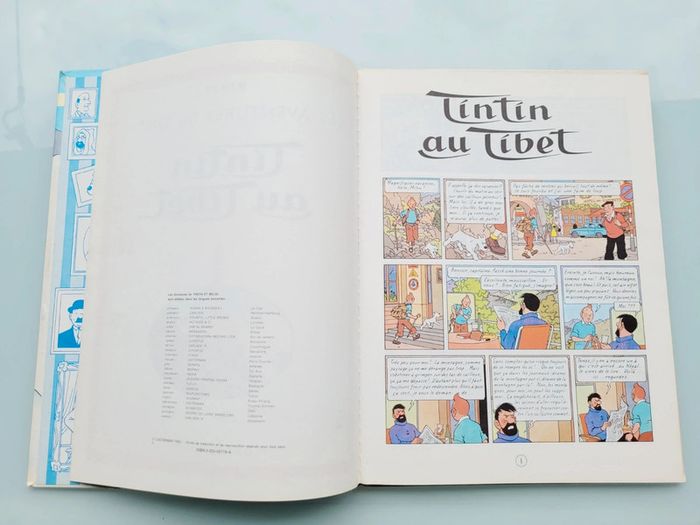 Les Aventures de Tintin, Tintin au Tibet, Deuxième plat C2, 1977 (17) - photo numéro 4