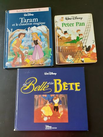 Lot de 3 livres Walt Disney (Vintage)