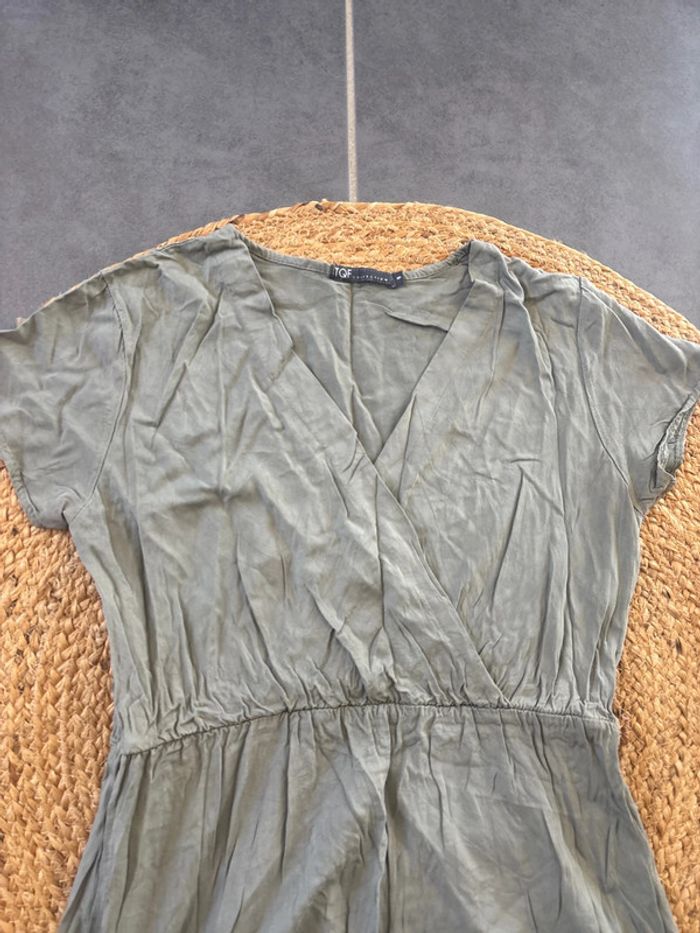 Robe kaki asymétrique - photo numéro 3