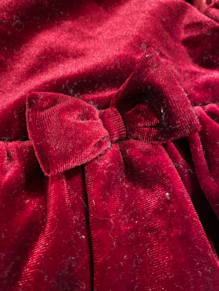 Robe velours rouge - photo numéro 2
