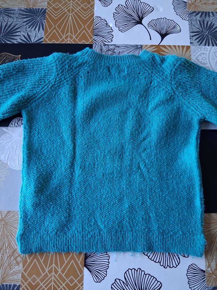 Pull fille vert 6 ans - photo numéro 7