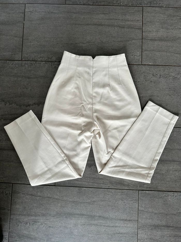 Pantalon Carotte Beige - photo numéro 2