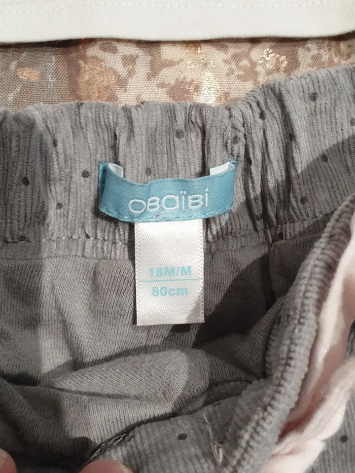 Short en velours 18 mois - photo numéro 2