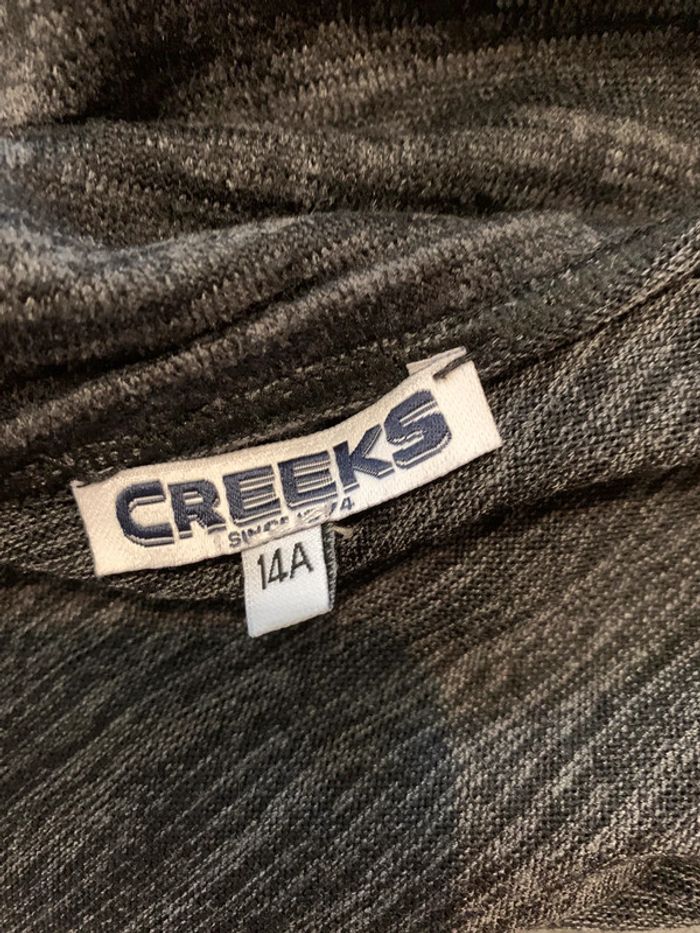Gilet veste noir un peu gris chiné - photo numéro 4