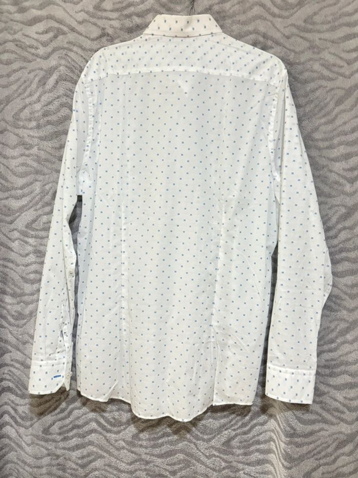 Roy Robson - Chemise à motifs, Blanche, taille XL - photo numéro 4