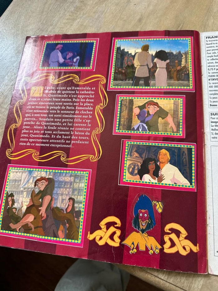 Panini - Album complet stickers autocollants Walt Disney Le Bossu de Notre Dame - photo numéro 12