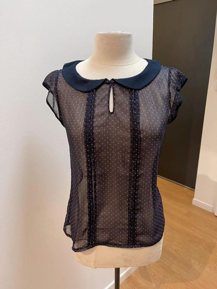 Superbe Blouse chic 🌸 S 36 - photo numéro 3