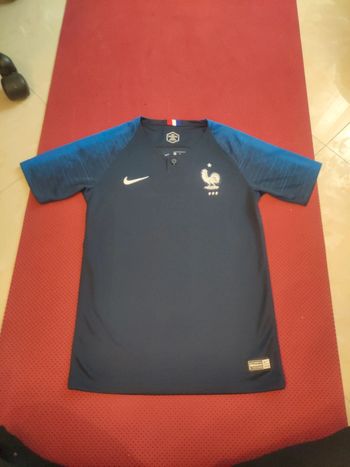 Maillot foot France Nike Authentique Officiel taille enfant 10/12 ans, proche du neuf