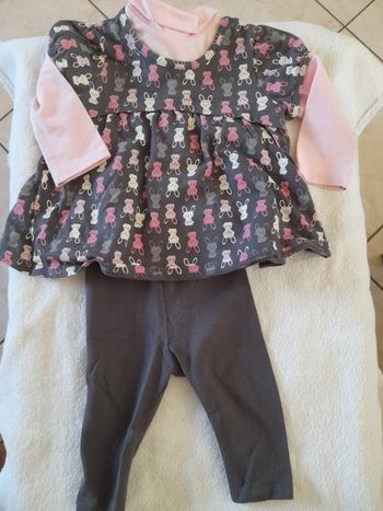 Ensemble lapin 3 mois