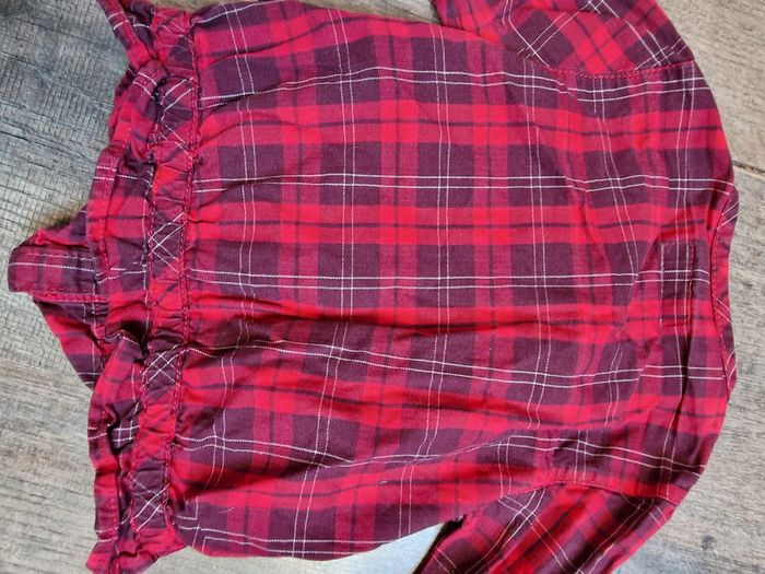 Chemise à carreaux 12 mois - photo numéro 5
