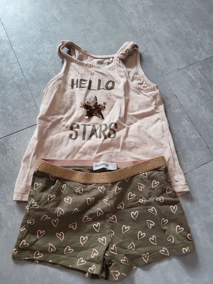 Ensemble t shirt + short