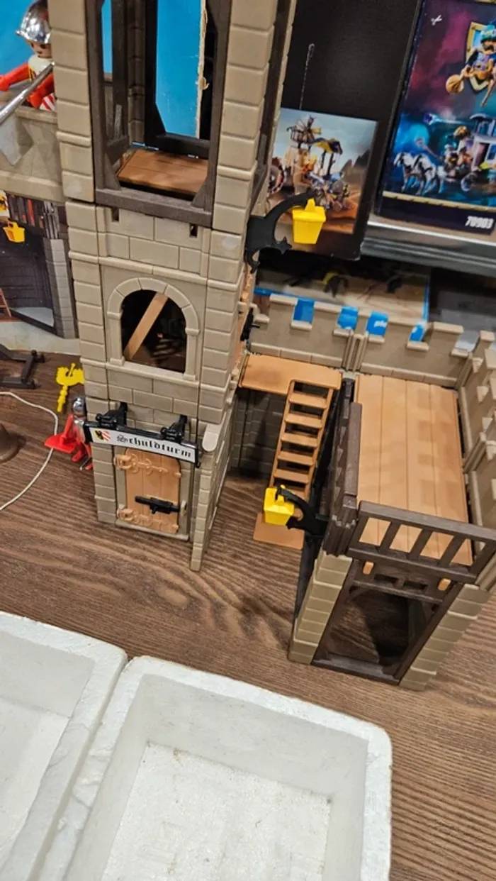 Tour médiéval avec cloche playmobil - photo numéro 5