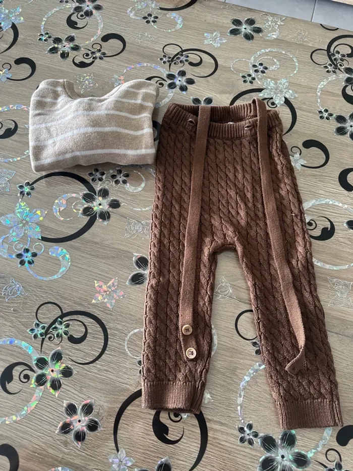 Ensemble salopette et pull - photo numéro 3