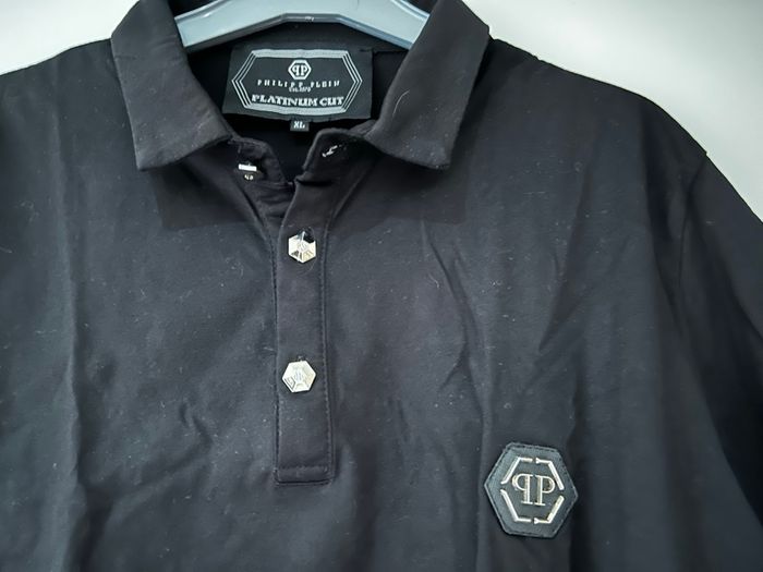 Polo homme Philipp Plein noir - photo numéro 2