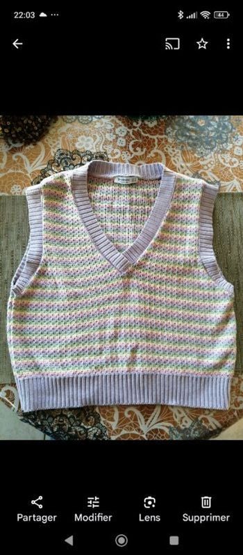 Pull débardeur, Stradivarius, Taille S