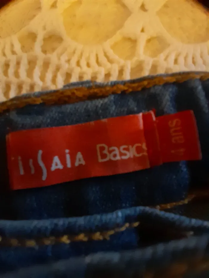 Jeans enfant, Marque Tissaia, bleu marine, taille 4 ans - photo numéro 5