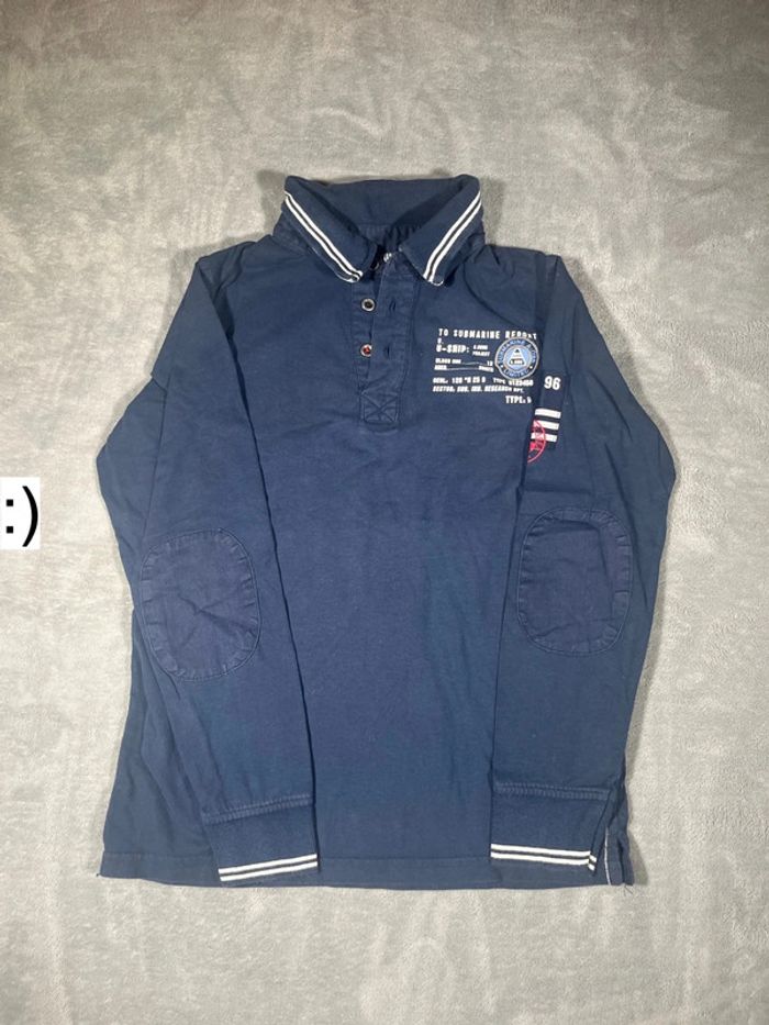 Polo manche longue Okaidi taille 12 ans
