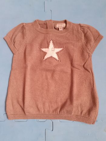 Pull manches courtes 1mois