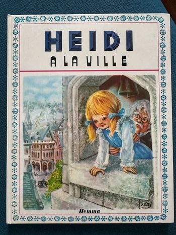 Livre vintage Hemma album collection Primevère Heidi à la ville bd