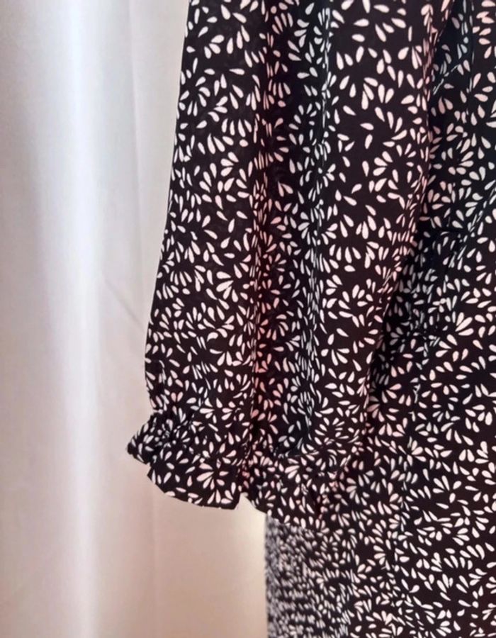 Robe mi longue fluide manches longues 38 - photo numéro 4