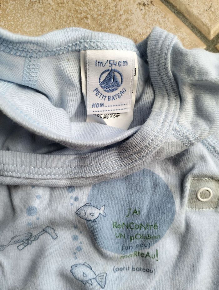 Body Petit bateau été 1 mois - photo numéro 3