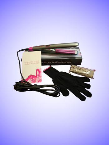 Lisseur Cheveux 2en1 Lisse Boucle Céramique Tourmaline Appareils de Coiffage