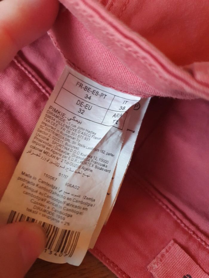 Short en Jean Rose Pimkie - photo numéro 4