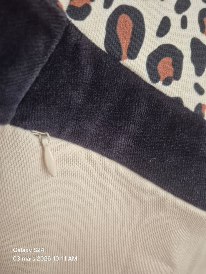 Sweat You&milk taille L graou léopard - photo numéro 3