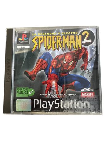 Jeu vidéo Spider-Man 2 la revanche d’electro sur console PlayStation 1