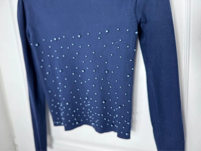 Pull col rond strass - photo numéro 2