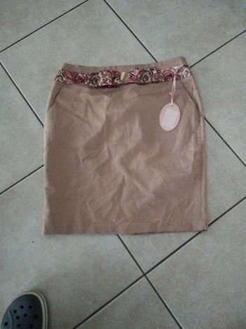Jupe  beige