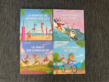 Lot de 4 livres Esprit sportif - Virginie Grimaldi - Hachette jeunesse