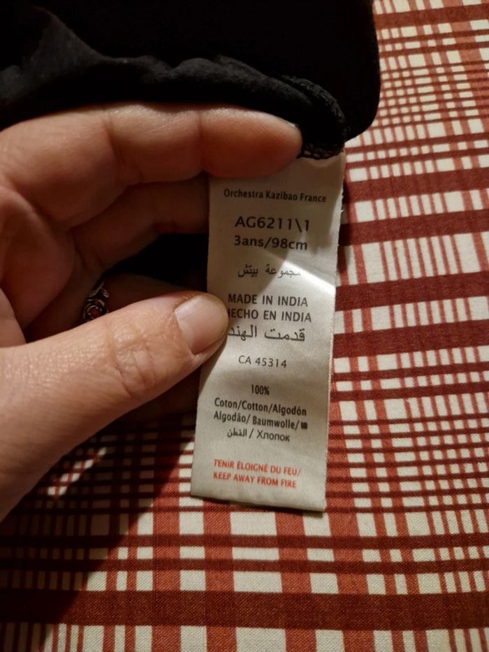 Short noir en coton - photo numéro 3