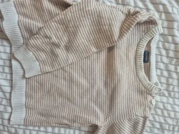 Marinière marron 9 mois