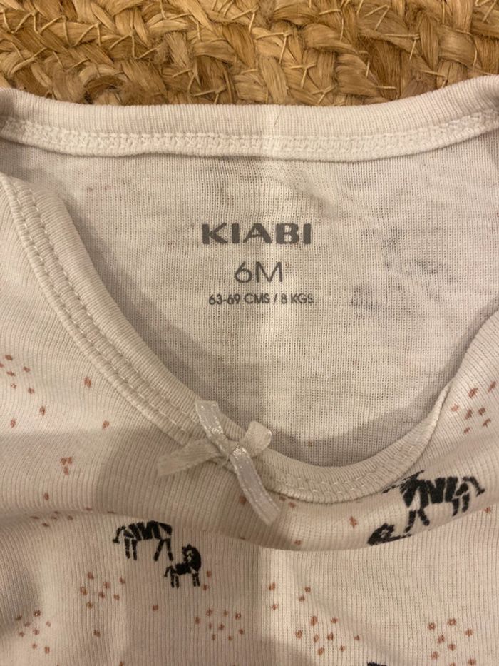 Body fille 6 mois Kiabi - photo numéro 2
