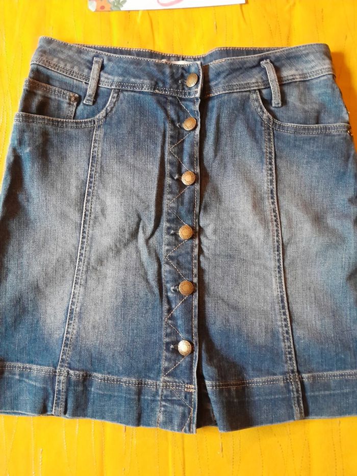 Jupe en Jean Taille 36 / S Pimkie coupe évasée - photo numéro 14