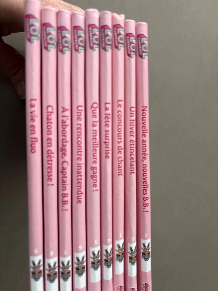 Lot de 9 livres La bibliothèque rose LOL Surprise - photo numéro 3