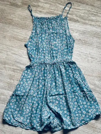 Combi-short fleurie