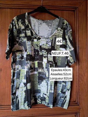 Tee-shirt NEUF pour femme taille 46