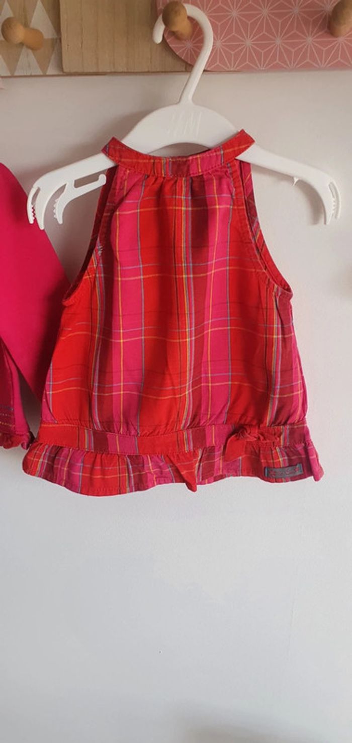 Blouse et gilet La Cie des petits 12m - photo numéro 4