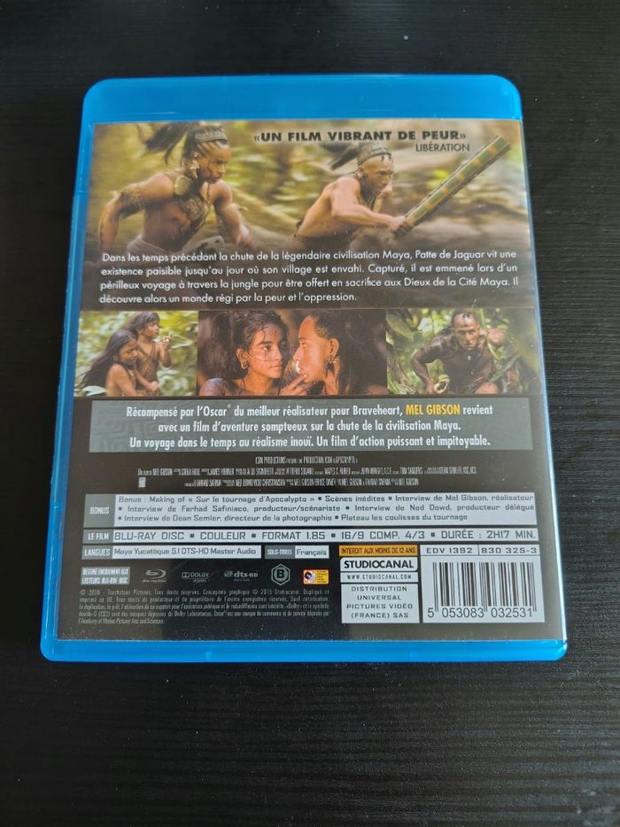 Blu Ray Apocalypto (Rudy Youngblood, Dalia Hernández, Mel Gibson) - photo numéro 2