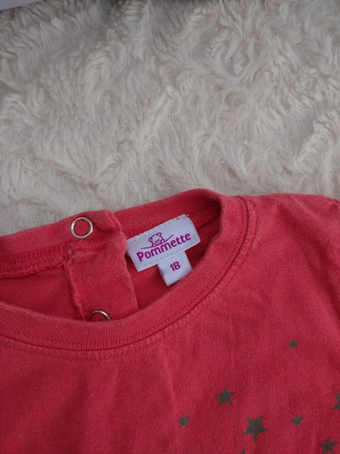 Tee shirt chemise manches courtes Garçon 18 mois Pommette 100% coton - photo numéro 5