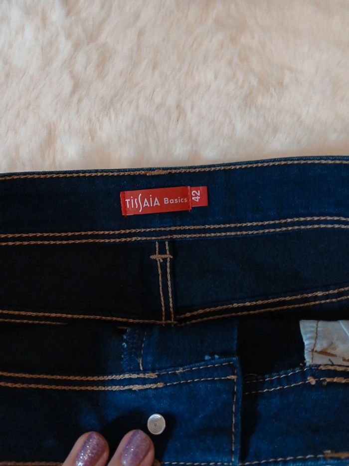 jupe femme bleu marine taille 42 - photo numéro 2