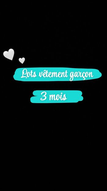 Lots vêtement garçon