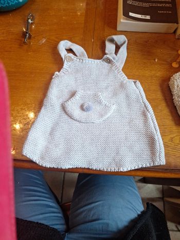 Robe bretelle laine 6mois